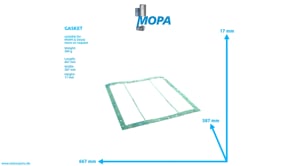 GASKET - 02929632 suitable for MWM & Deutz engines