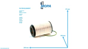 FILTER ELEMENT - 02931530 suitable for Deutz engines