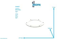 GASKET - 02934275 suitable for MWM & Deutz engines