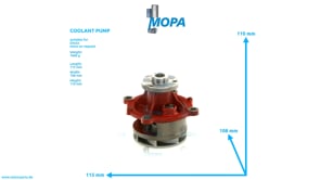 COOLANT PUMP - 02937441 suitable for Deutz engines
