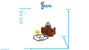 COOLANT PUMP - 02937457 suitable for Deutz engines