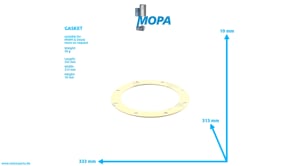 GASKET - 03317496 suitable for MWM & Deutz engines