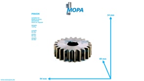 PINION - 03320760 suitable for MWM & Deutz engines