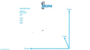 LEAK OFF LINE - 04000134 suitable for MWM & Deutz engines