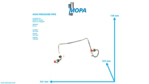 EINSPRITZLEITUNG - 04002654 passend für MWM & Deutz Motoren EINSPRITZLEITUNG - 04002654 passend für MWM & Deutz Motoren