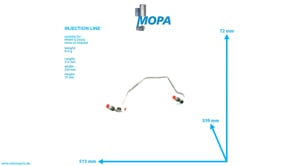 EINSPRITZLEITUNG - 04002655 passend für MWM & Deutz Motoren EINSPRITZLEITUNG - 04002655 passend für MWM & Deutz Motoren