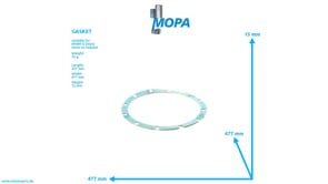 GASKET - 04032988 suitable for MWM & Deutz engines