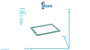 GASKET - 04053944 suitable for MWM & Deutz engines