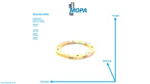 SEALING RING - 04062263 suitable for MWM & Deutz engines