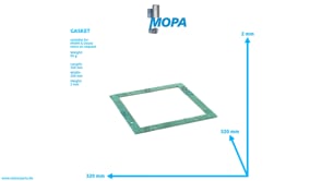 GASKET - 04072380 suitable for MWM & Deutz engines