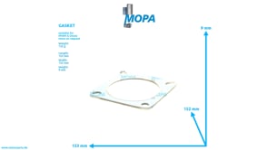 GASKET - 04073874 suitable for MWM & Deutz engines