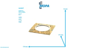 GASKET - 04077378 suitable for MWM & Deutz engines