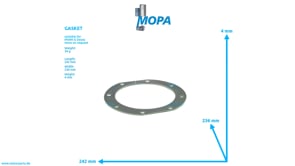 GASKET - 04079236 suitable for MWM & Deutz engines