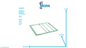 GASKET - 04090390 suitable for MWM & Deutz engines