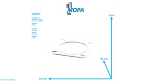 ABGASKRUEMMERDICHTUNG - 04092159 passend für MWM & Deutz Motoren