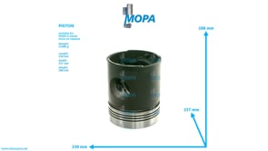 PISTON - 04092826 suitable for MWM & Deutz engines