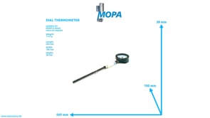 DIAL THERMOMETER - 04094727 suitable for MWM & Deutz engines DIAL THERMOMETER - 04094727 suitable for MWM & Deutz engines
