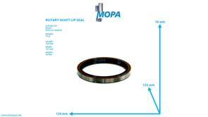 ROTARY SHAFT LIP SEAL - 04102866 suitable for Deutz engines