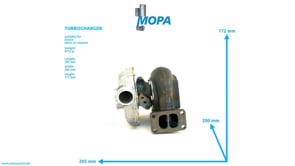 TURBOCHARGER - 04153189 suitable for Deutz engines