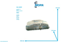 OIL SUMP - 04172554 suitable for Deutz engines