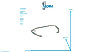 GASKET - 04182568 suitable for Deutz engines