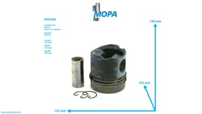 KOLBEN - 04182778 passend für Deutz Motoren