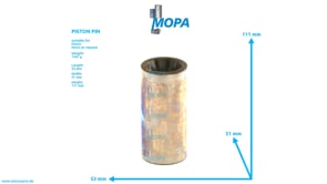 PISTON PIN - 04220556 suitable for Deutz engines