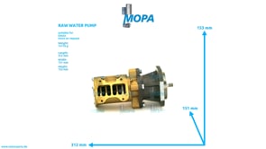 RAW WATER PUMP - 04228547 suitable for Deutz engines