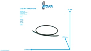 COOLING WATER HOSE - 04274059502 suitable for MAN D engines COOLING WATER HOSE - 04274059502 suitable for MAN D engines