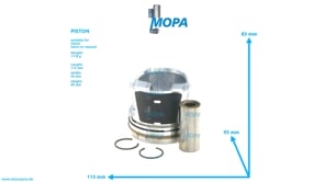 PISTON - 04286721 suitable for Deutz engines