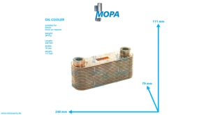 OIL COOLER - 04288128 suitable for Deutz engines