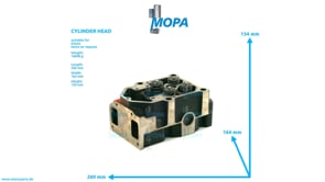 CYLINDER HEAD - 04613130 suitable for Deutz engines