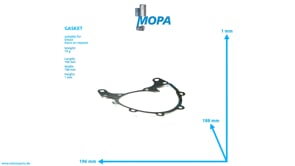 GASKET - 04908611 suitable for Deutz engines