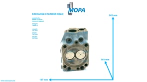CYLINDER HEAD recondit. - 05186072 suitable for MWM & Deutz engines