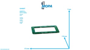 GASKET - 12031051 suitable for MWM & Deutz engines