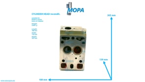 CYLINDER HEAD recondit. - 12049563RECON suitable for MWM & Deutz engines