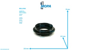 BELLOWS - 12128476 suitable for MWM & Deutz engines