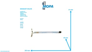 EXHAUST VALVE - 12141699 suitable for MWM & Deutz engines EXHAUST VALVE - 12141699 suitable for MWM & Deutz engines