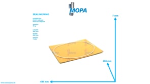 SEALING RING - 12142721 suitable for MWM & Deutz engines