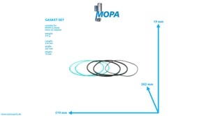 GASKET SET - 12154865 suitable for MWM & Deutz engines