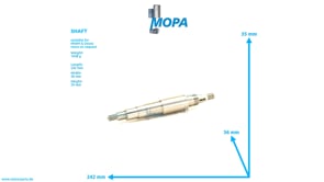 SHAFT - 12157316 suitable for MWM & Deutz engines