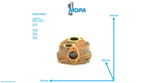 HEAD PIECE - 12161720 suitable for MWM & Deutz engines