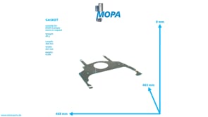 GASKET - 12161809 suitable for MWM & Deutz engines