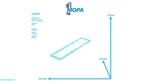 GASKET - 12161826 suitable for MWM & Deutz engines