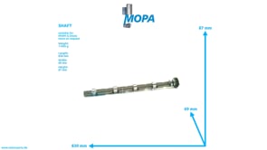 WELLE - 12163150 passend für MWM & Deutz Motoren