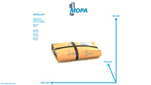 SCHAUFELRAD - 12163246 passend für MWM & Deutz Motoren