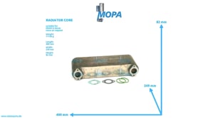 RADIATOR CORE - 12163745 suitable for MWM & Deutz engines