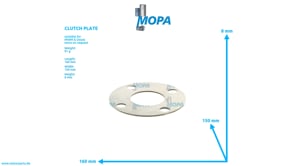 CLUTCH PLATE - 12170816 suitable for MWM & Deutz engines