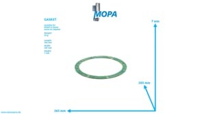 DICHTUNG - 12172300 passend für MWM & Deutz Motoren