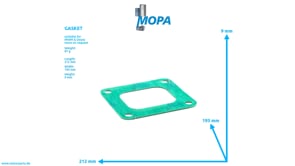 GASKET - 12185820 suitable for MWM & Deutz engines